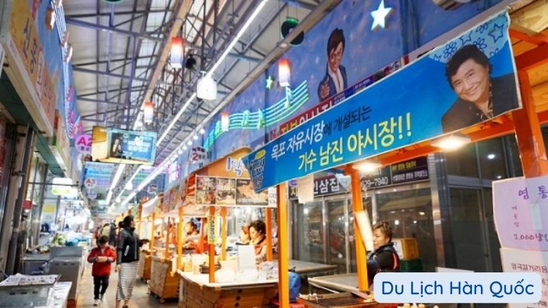 Chợ đêm Hàn Quốc - Chợ Namjin
